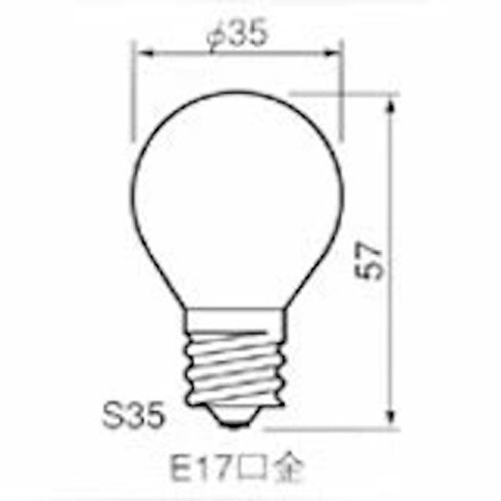 川上産業　非常用電球　ＨＪＹＯ100Ｖ40ＷＥ17Ｆ, その他カラー１, その他サイズ１