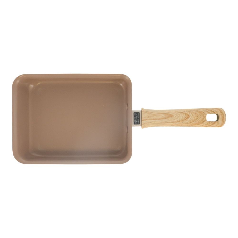 ウィザ WIZ'A　めちゃ滑！スピンコートＩＨ玉子焼　１３&times;１８ｃｍ, ベージュ, 13&times;18cm