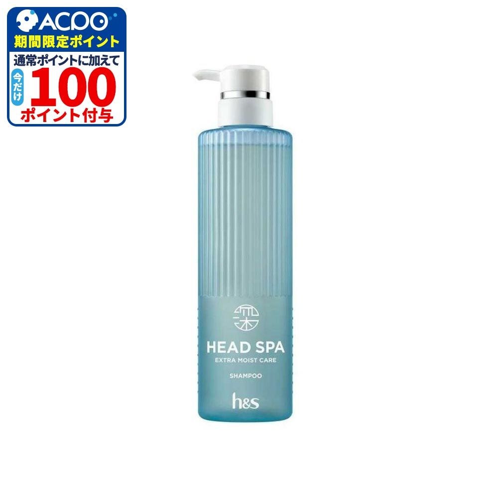 P&G 深ヘッドスパ h&s モイストケア シャンプー 本体 435g, シャンプー, 435g