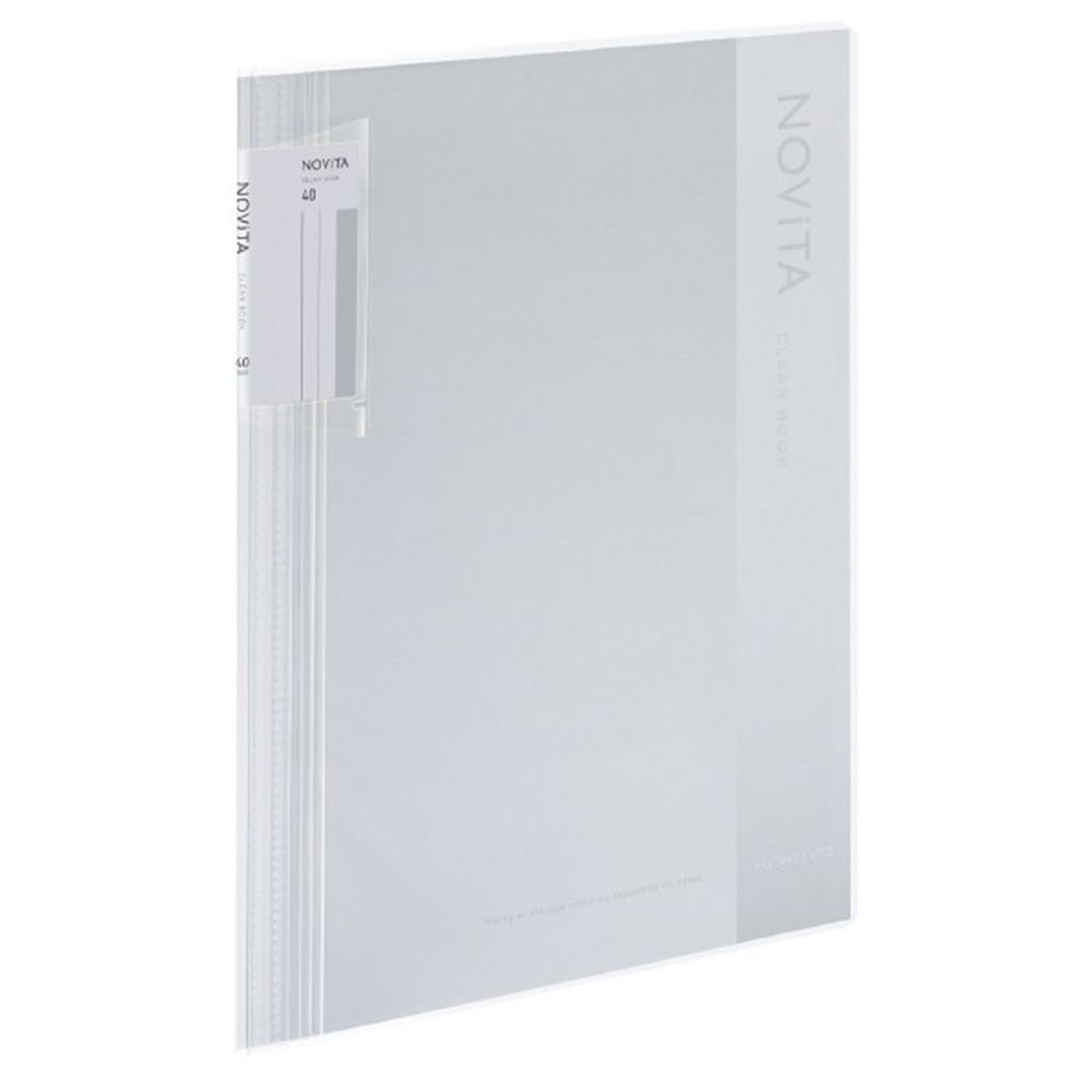 コクヨ　クリヤーブック　ノビータ　Ａ4・40枚, 青, A4縦