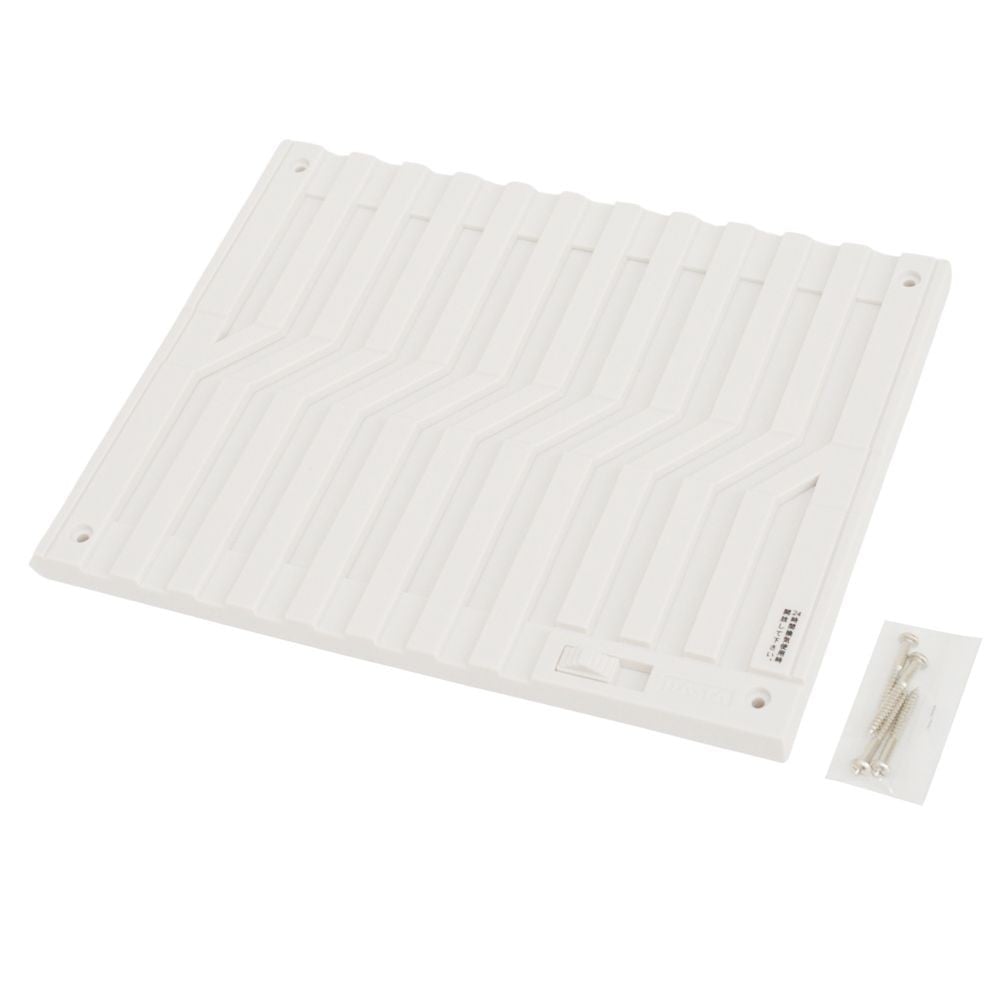 ＰＣ角型　スライドレジスター　１５０&times;２００ｍｍ　シルバーグレー, シルバーグレー, 1個入り