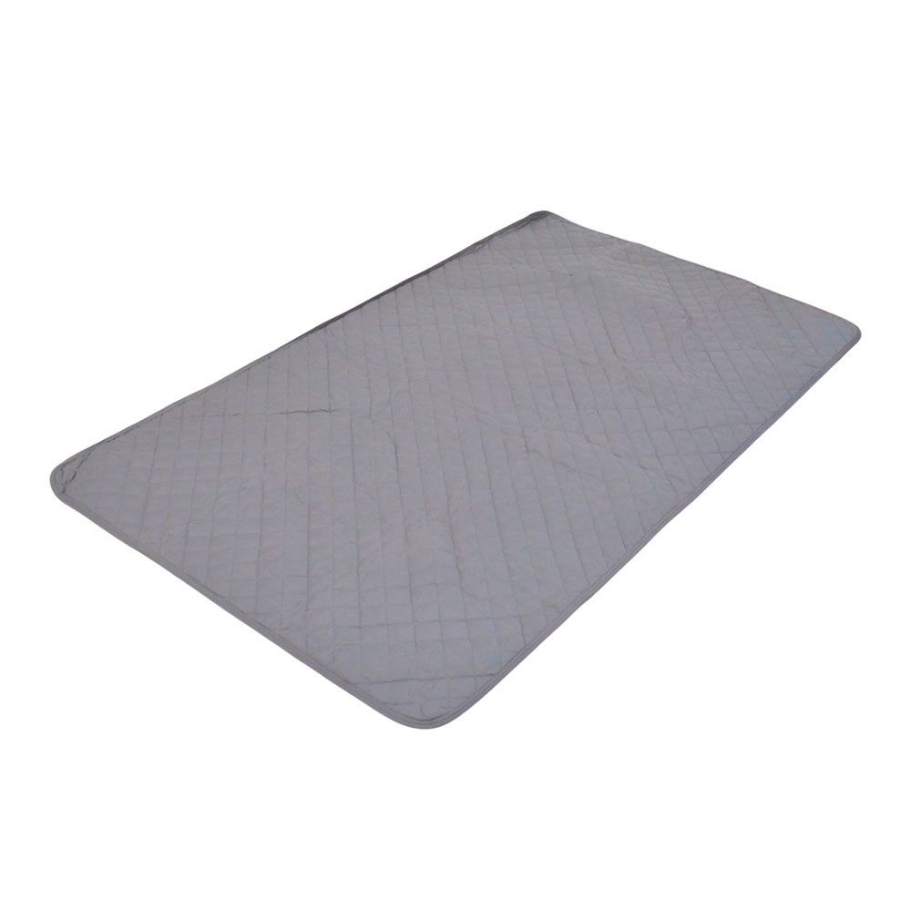 洗えるベッドパッド　セミダブル　約１２０&times;２００ｃｍ　グレー, グレー, セミダブル
