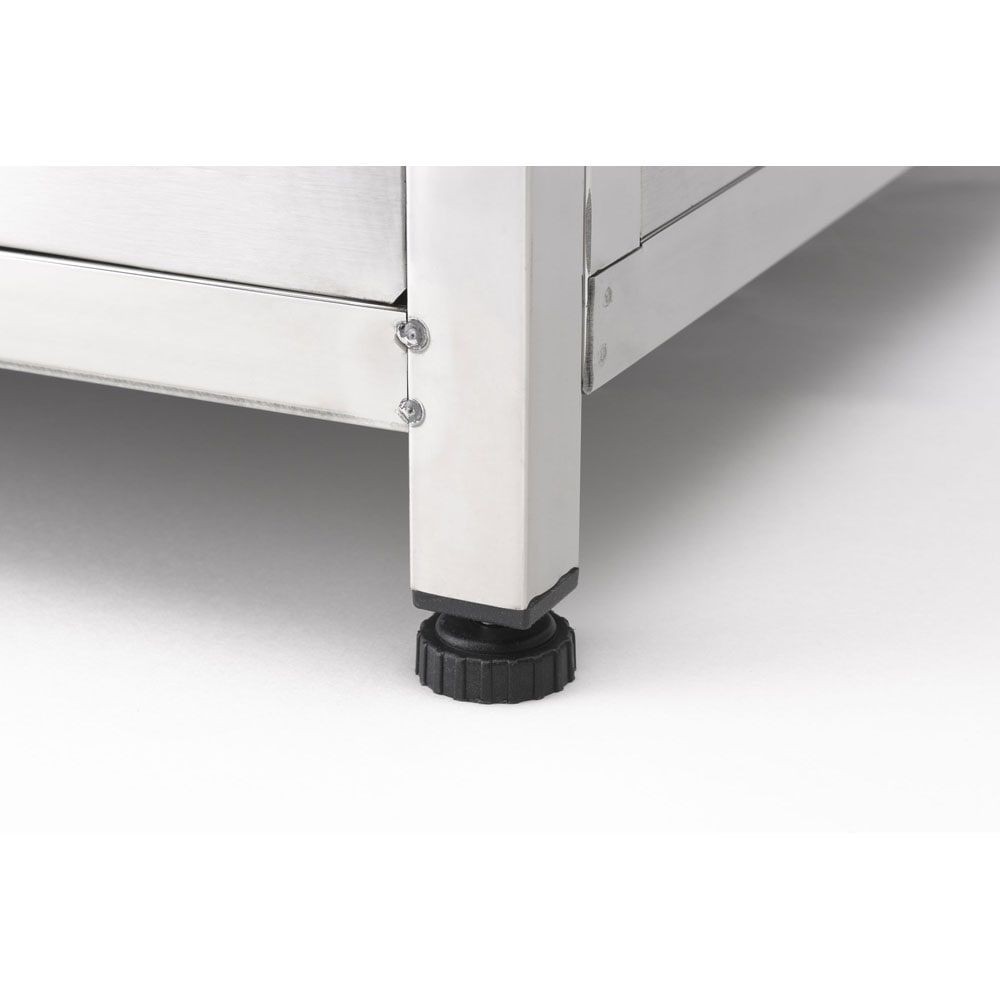 ステンレスごみ保管庫  組立式【メーカー直送・代引不可】, ステン（60）, 60cm幅