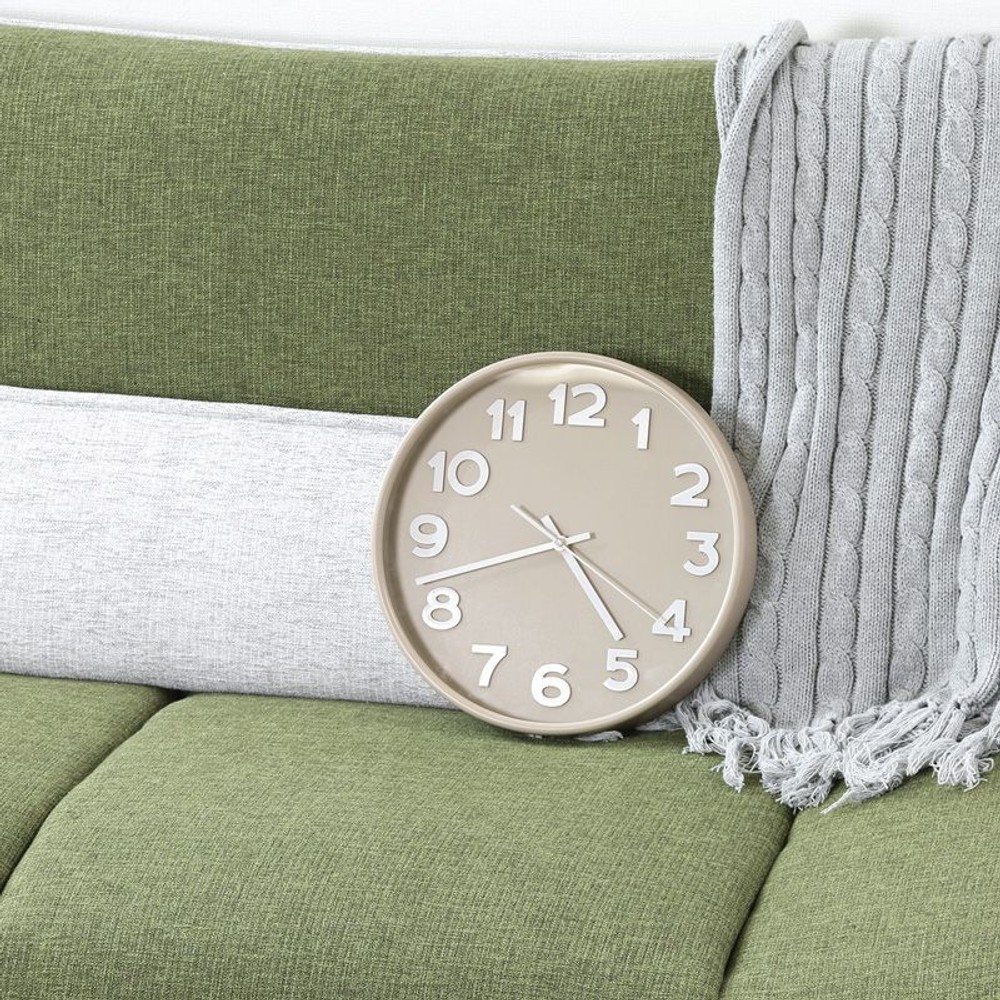 掛時計　スピカ2　30cm, サンドベージュ, 30cm