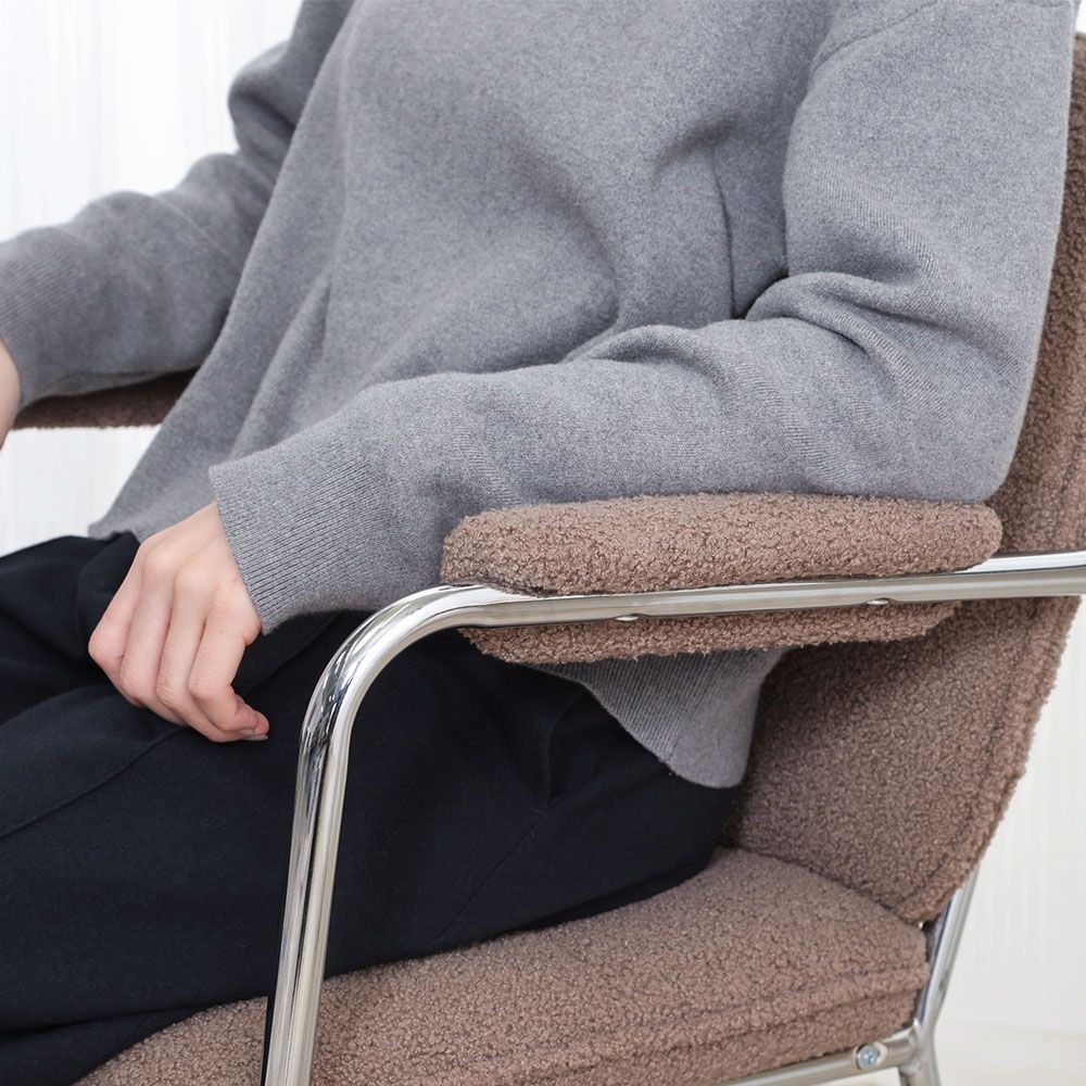 不二貿易 ダイニングチェア　ルル　ＢＲ【メーカー直送・代引不可】, ブラウン, 幅550mm&times;奥行600mm&times;高さ810mm