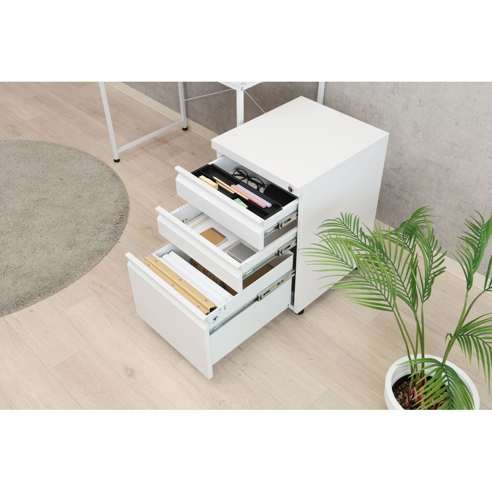 不二貿易 カプリス　インキャビネットＷＨ【メーカー直送・代引不可】, ホワイト, 幅390mm&times;奥行440mm&times;高さ600mm