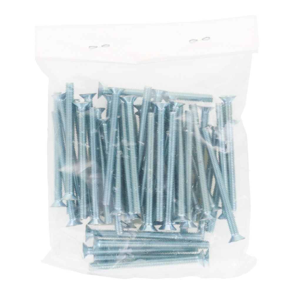 ユニクロ　小ねじ　皿　Ｍ４&times;５０　５０個入り, 小ねじ, M4&times;50