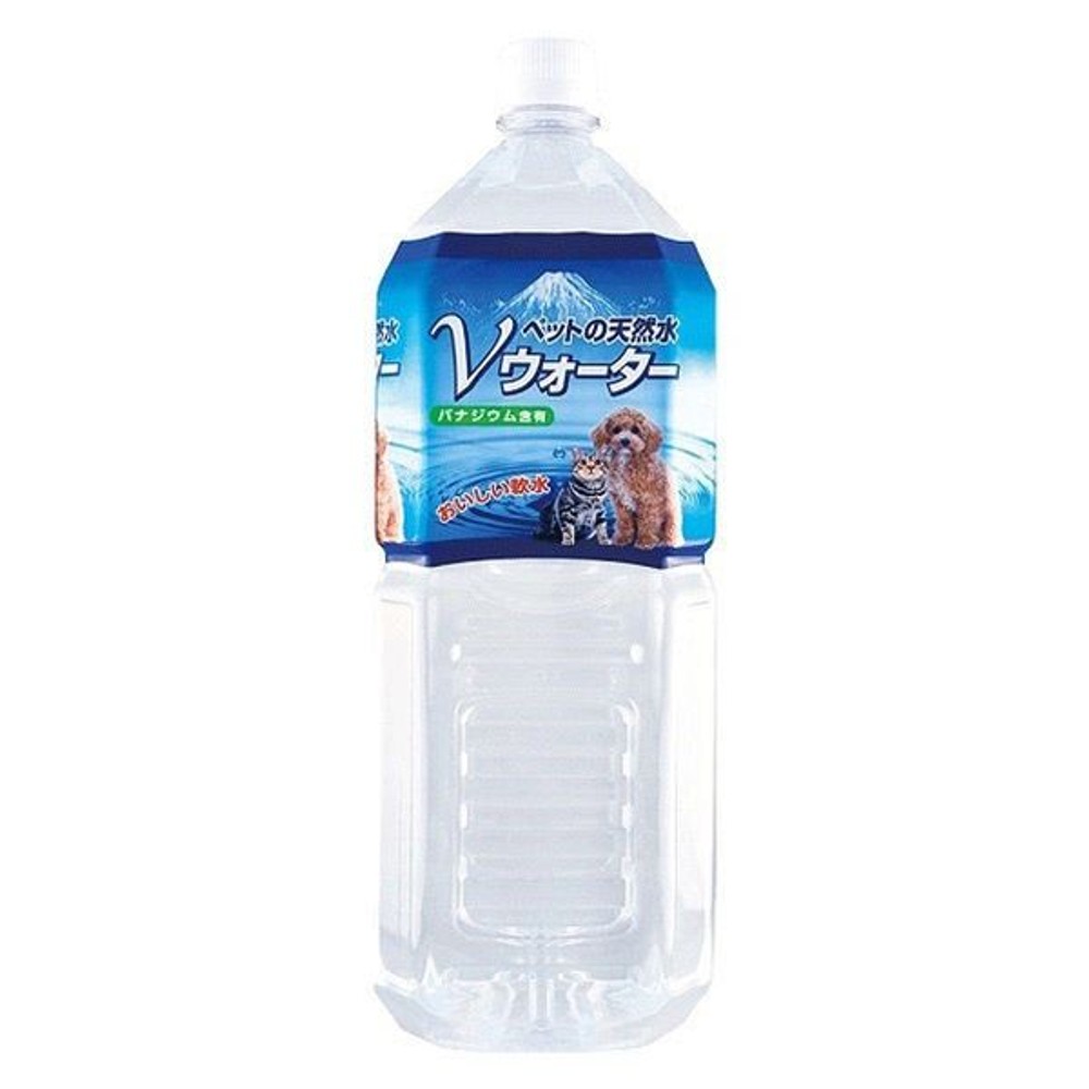 アース・ペット ペットの天然水 Vウォーター 2L, オールステージ対応, 2L