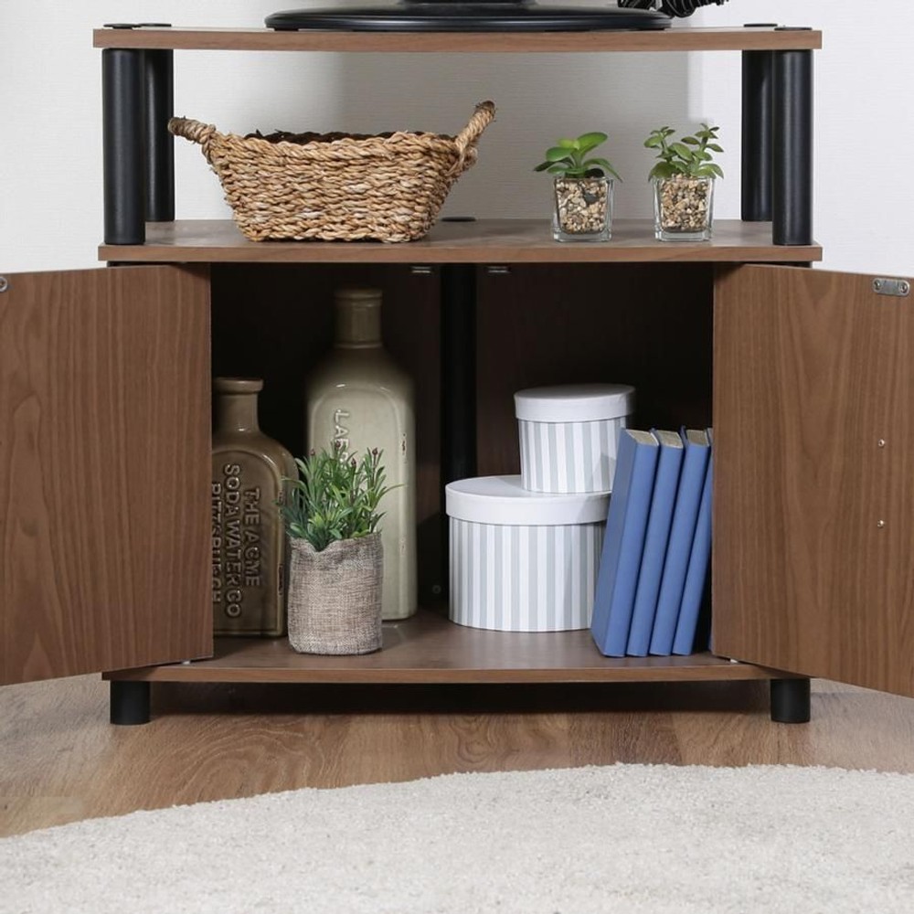 不二貿易  ＴＶラック　60Ｓ 【メーカー直送・代引不可】, ブラウン, 60cm幅