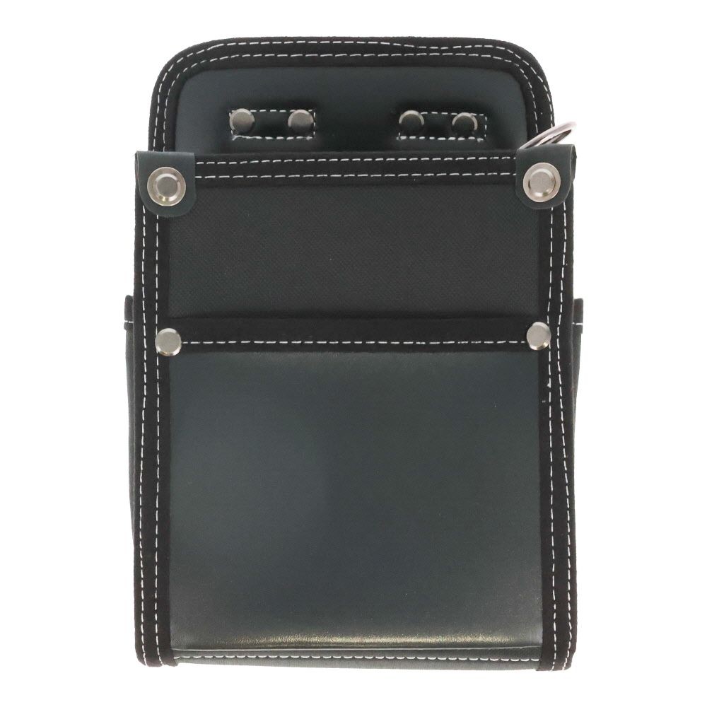 職人作　スリム電工袋　ＳＴＣー１３０, 黒, スリム腰袋