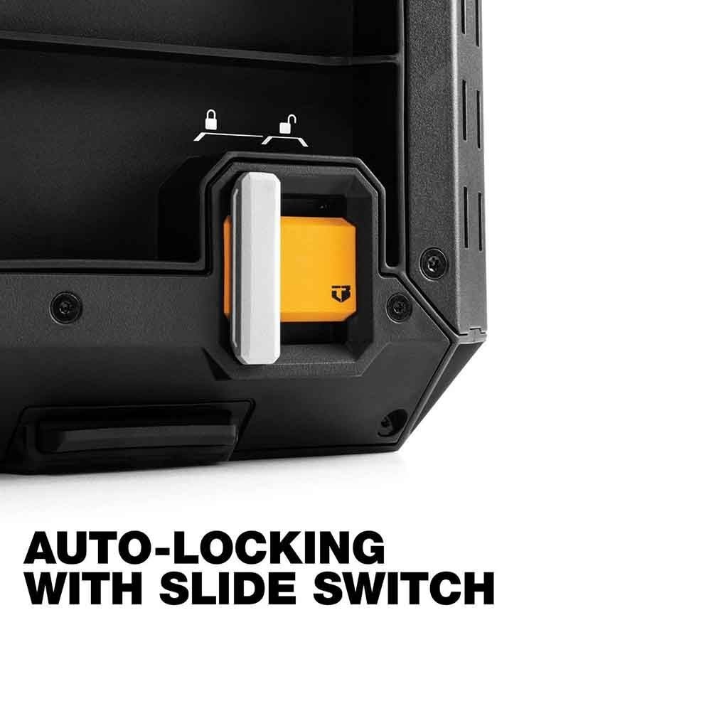 【数量限定】TOUGHBUILT（タフビルト）STACK TECH(スタックテック) 　クレートボックス, ブラック, TB-B1-X-50