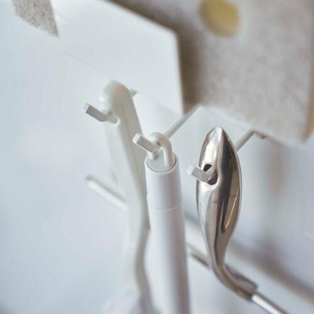 マグネットバスルームクリーニングツールホルダー　ミスト, ホワイト, 約8×6×12ｃｍ