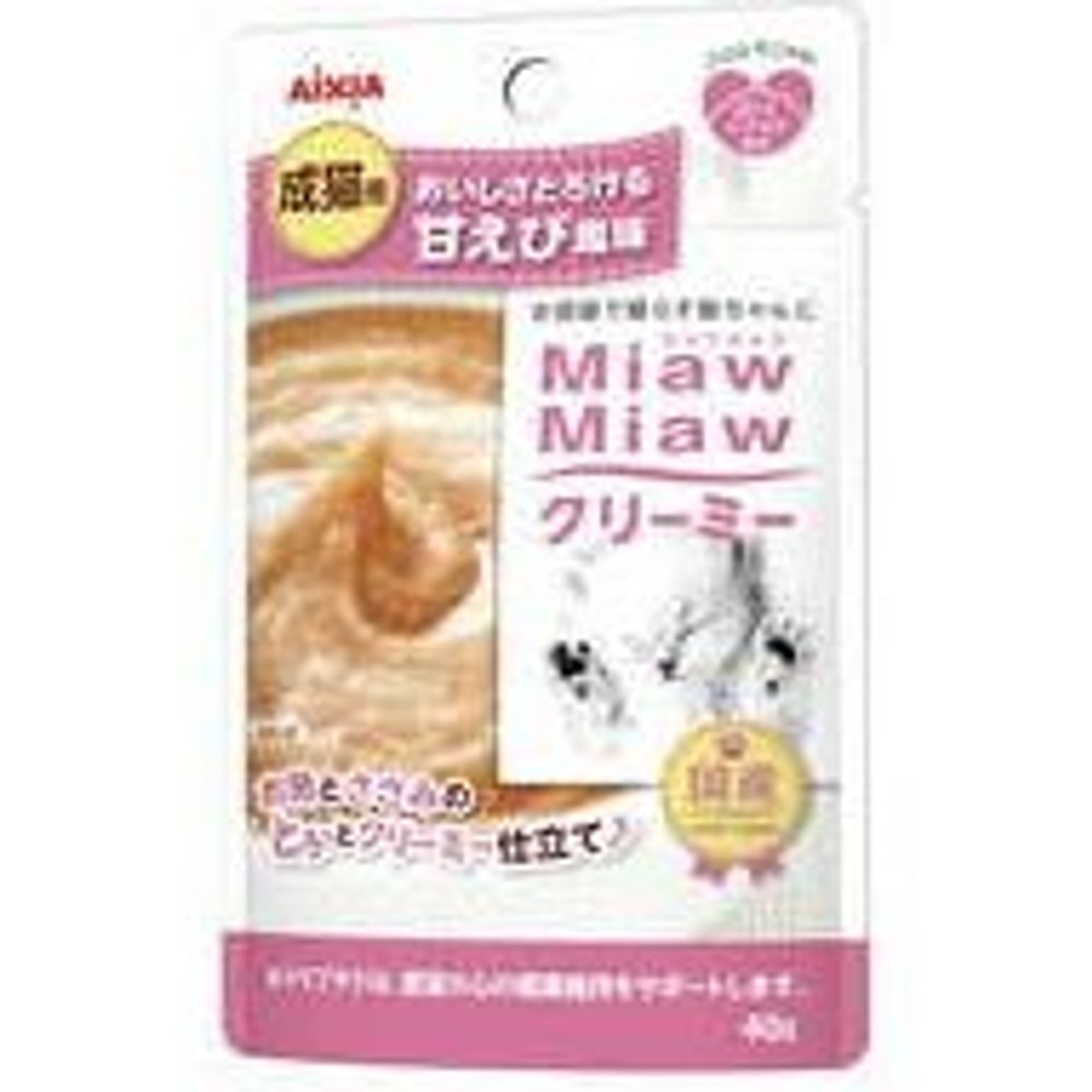 ミャウミャウクリーミーパウチ　甘えび風味４０ｇ, -, 40g