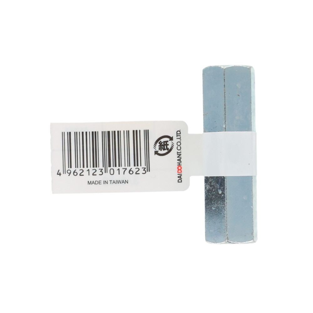 ＤＡＩＤＯＨＡＮＴ　ユニクロ　長ナット　３／８&times;５０, シルバー, 1本入り