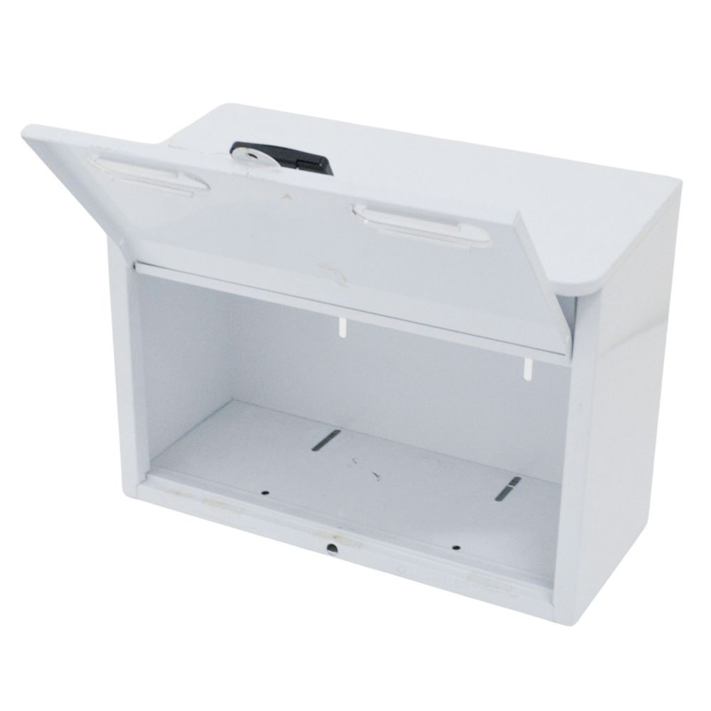 小窓付きカラーポスト　白, 白, LV-P130903