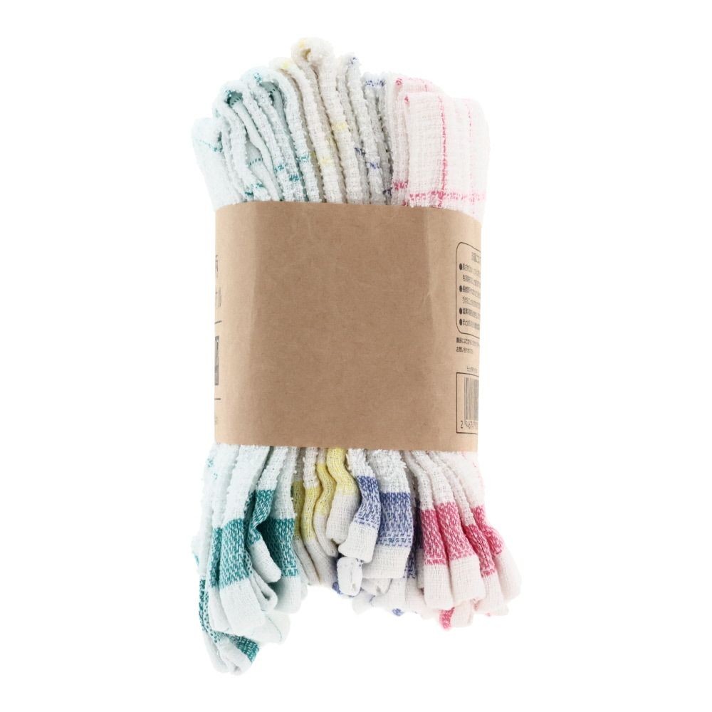 ウィザ WIZ'A チェック柄キッチンタオル　10枚組, アソート, 10枚入り