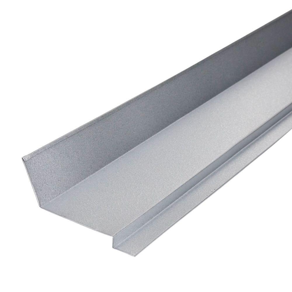 カラー鋼板役物　雨押え　ＧＬ, グレー, 6尺