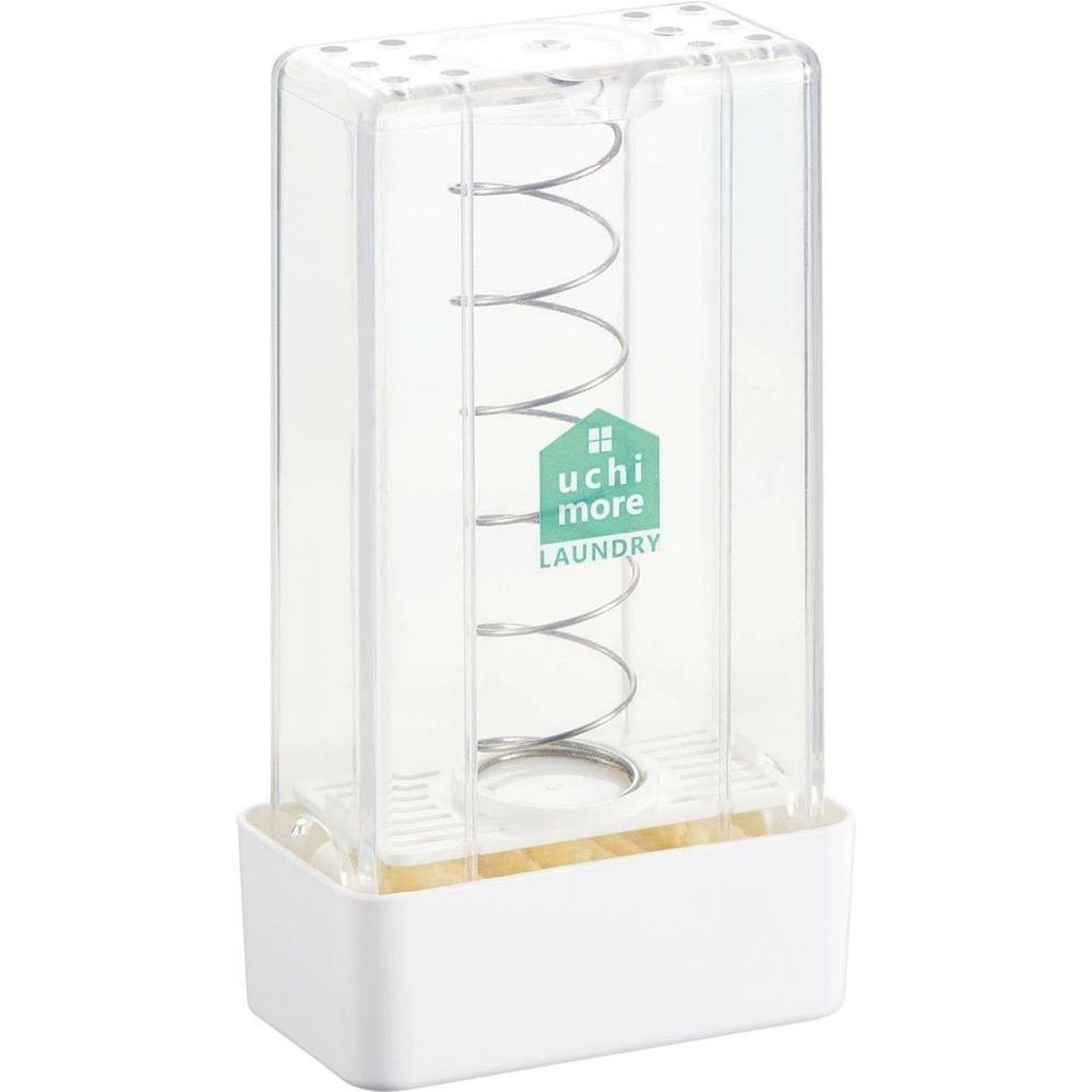 コジット 泡立つ洗濯せっけんケース スリム, ホワイト, 幅80mm&times;奥行45mm&times;高さ142mm