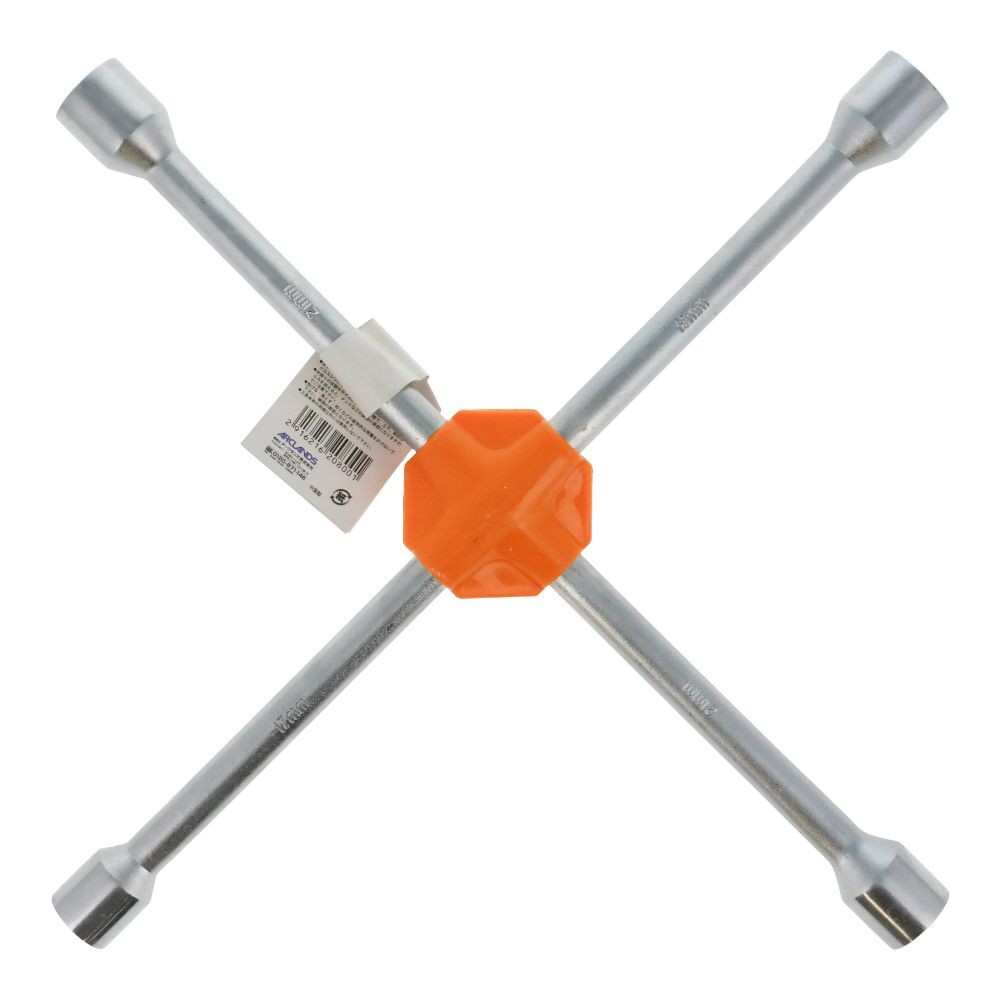 アルミホイール用クロスレンチ, オレンジ, 17&times;19&times;21&times;21ｍｍ