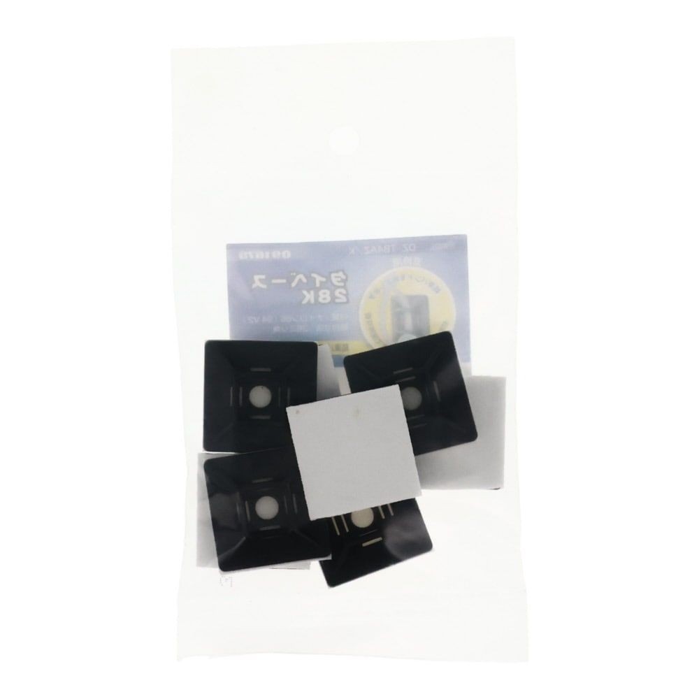 タイベース  28mm角×8P, 白, 28mm角
