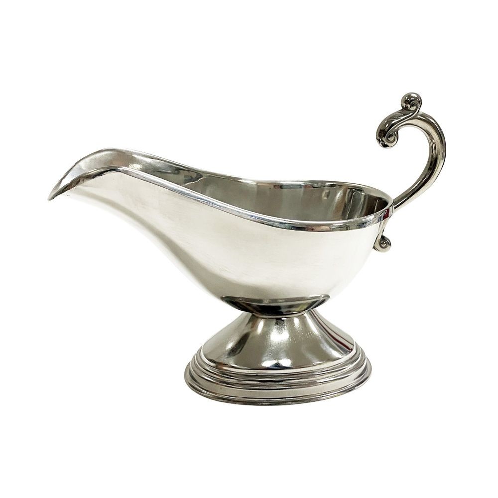 IKD ソースポット中 200cc 18-8, シルバー, 幅93mm&times;奥行190mm&times;高さ145mm