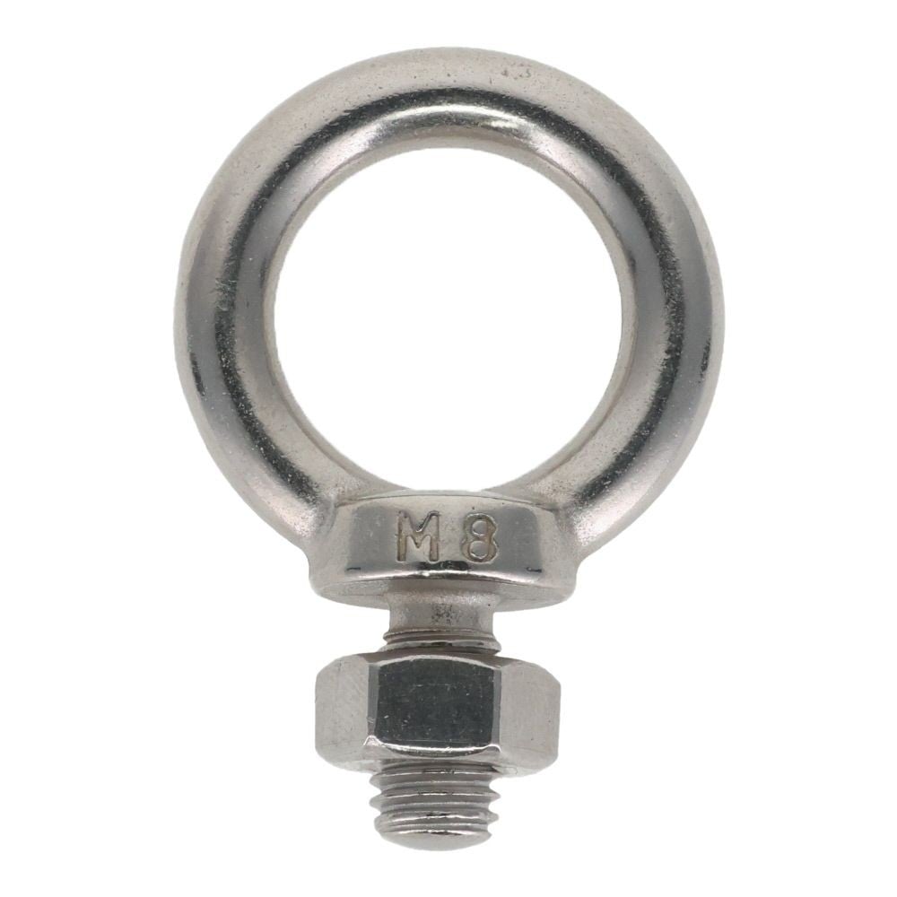 ステンレスアイボルト（ナット付き）８ｍｍ, アイボルト, 8mm