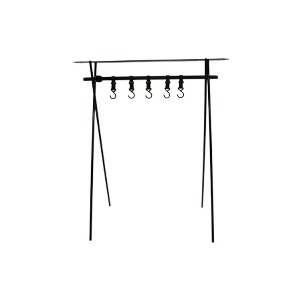 MOMTAG アウトドア用天板付ハンギングラック　HDL-0517, ブラック, -