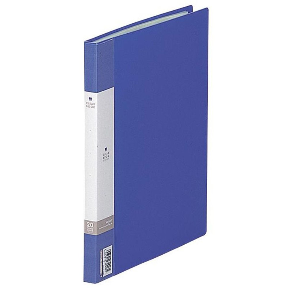 リヒト　クリヤ―ブックＢ5, 青(B5), B5サイズ