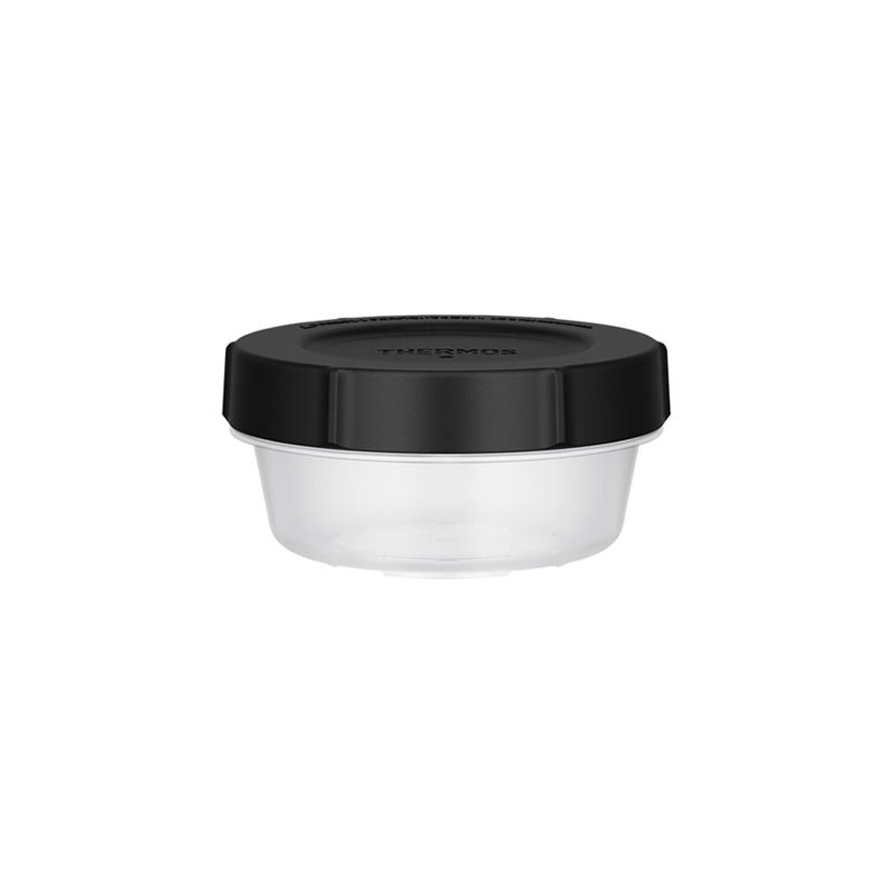 サーモス　Ｍｙフードコンテナー　丸型　保存容器　３００ｍｌ　ＫＣーＲＡ３００　ブラック, ブラック, 丸型　300ml