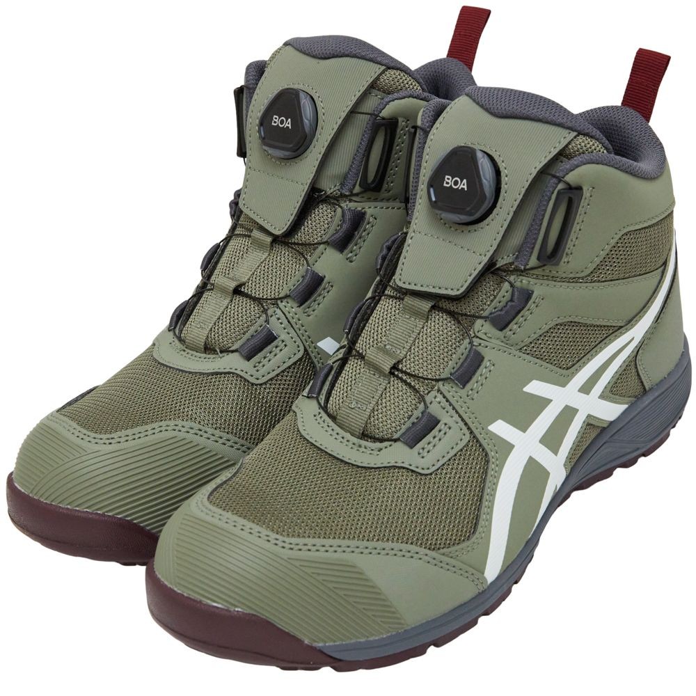 アシックス（ASICS） ウィンジョブ CP214 TS BOA ライケングリーン&times;ホワイト, ライケングリーン&times;ホワイト, 25.5cm