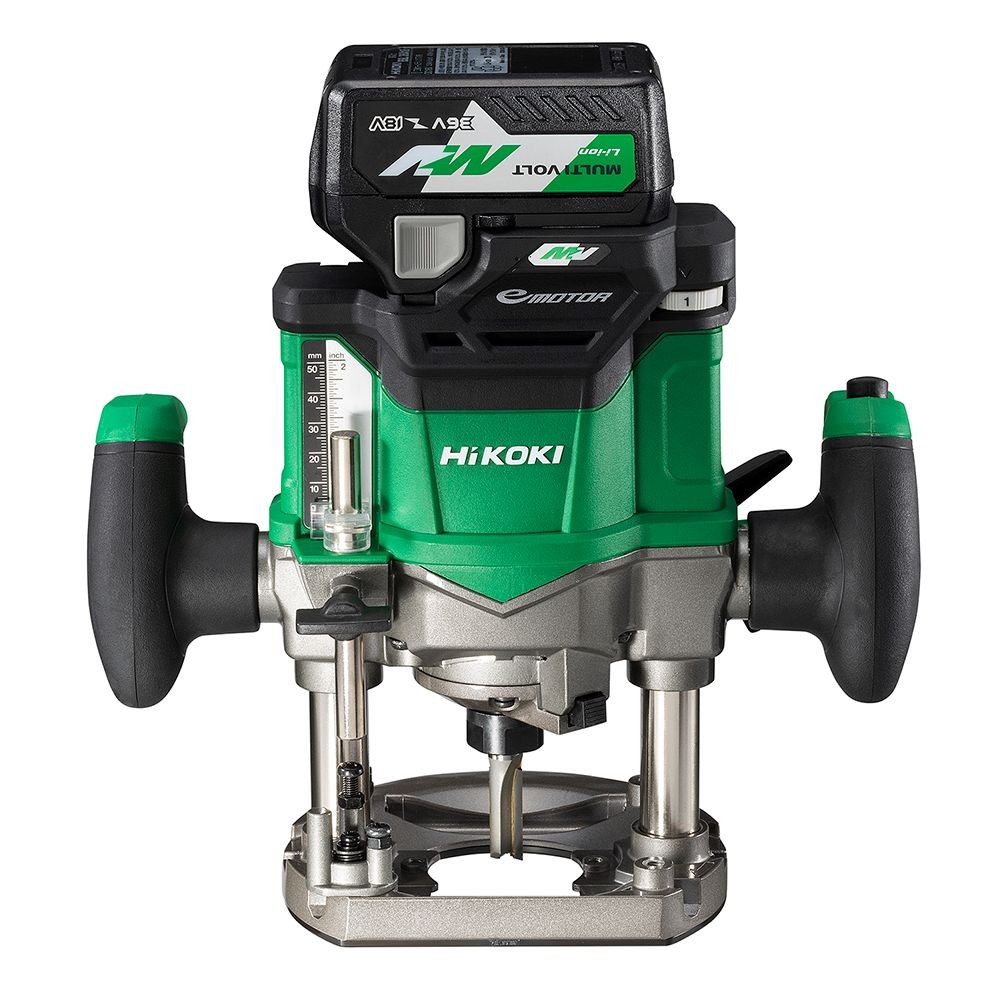 【廃盤】ハイコーキ　HIKOKI ３６Ｖルータ（蓄電池１個、充電器付き） M3612DA (XP), グリーン, M3612DA (XP)