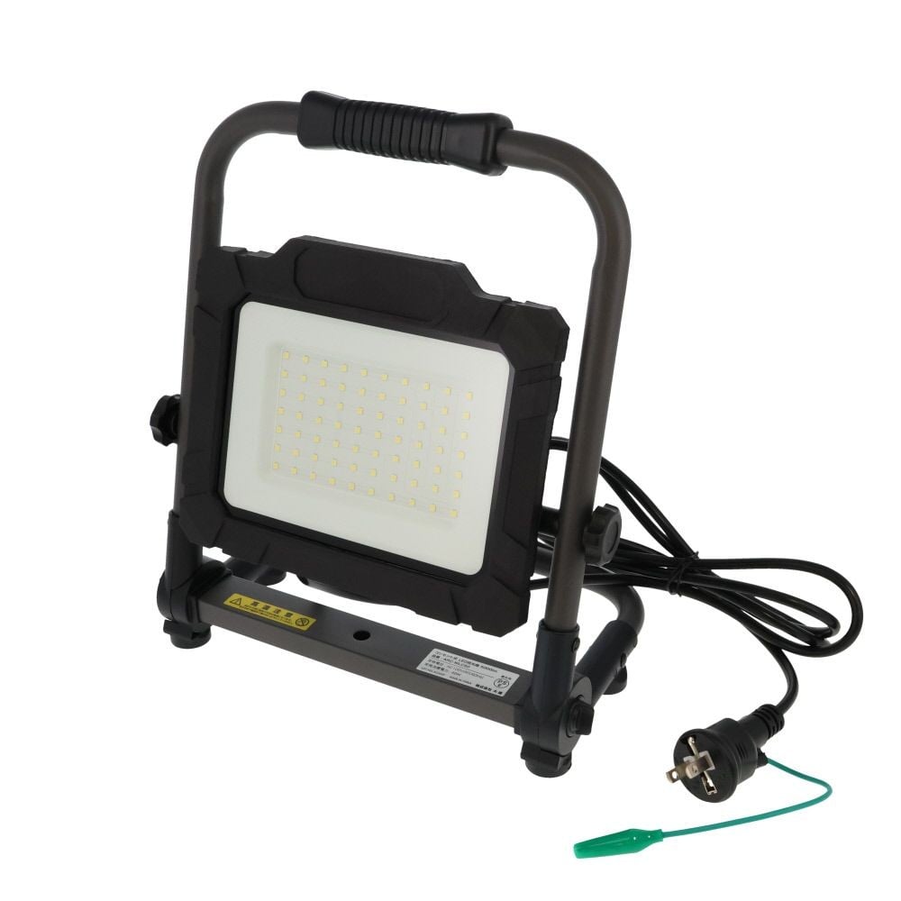WIZ'A ウィザ　コンセント式　ＬＥＤ投光器５０００ｌｍ, ブラック, コンセント式　5000lm