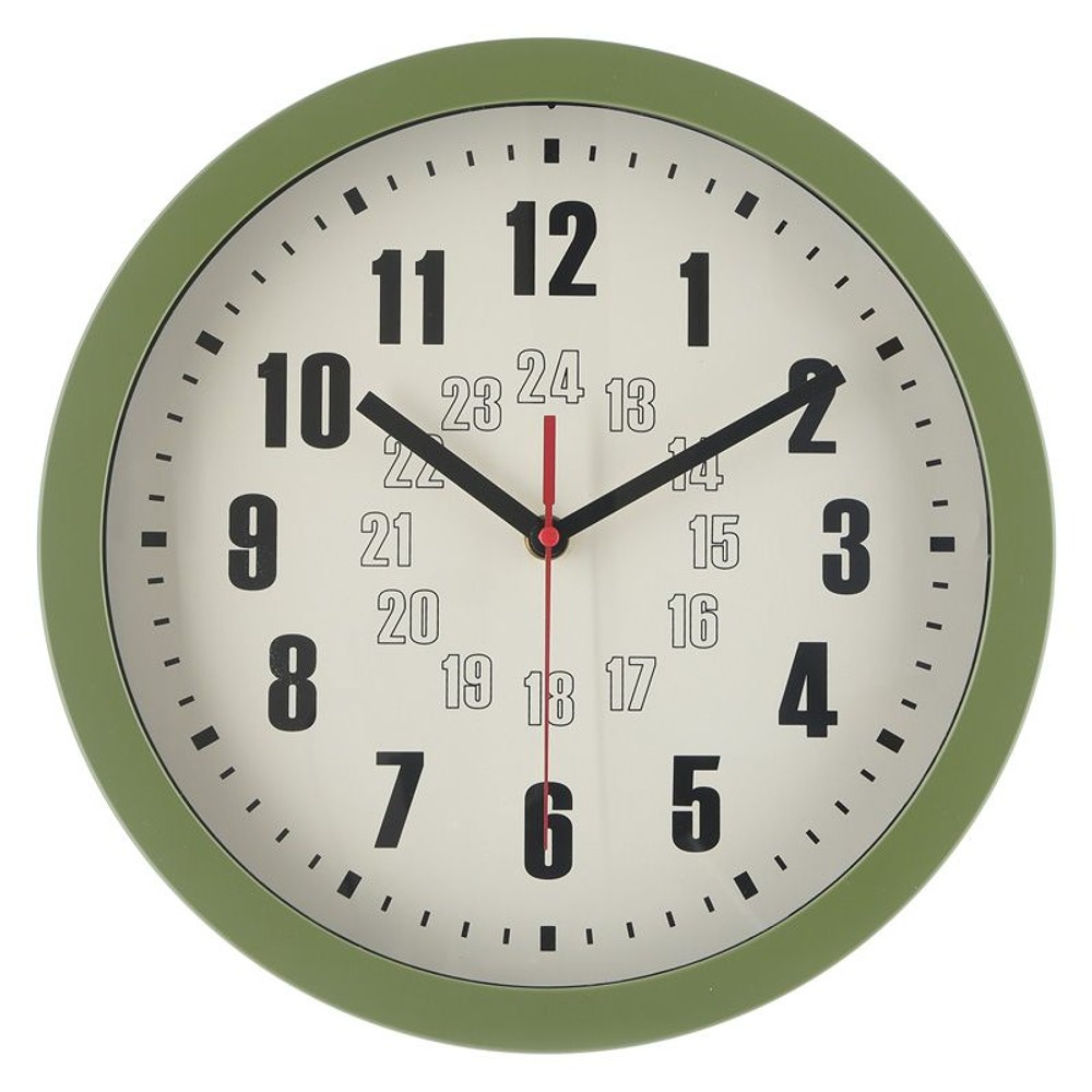 【廃盤】掛時計　カイラ　30cm, マスタード, 30cm