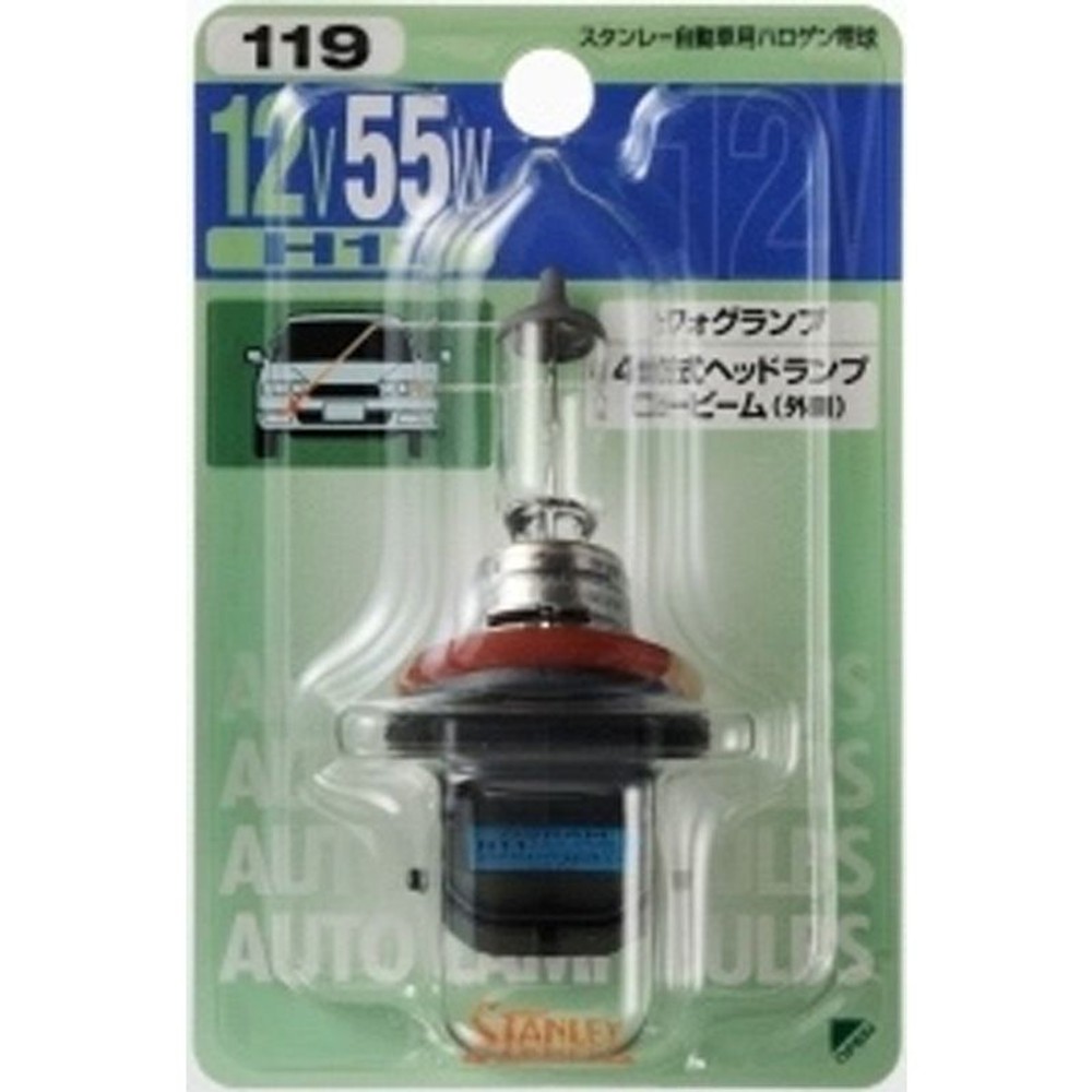 スタンレー　ハロゲンバルブ　Ｈ11　ＮＯ．119, クリア, 12V 55W
