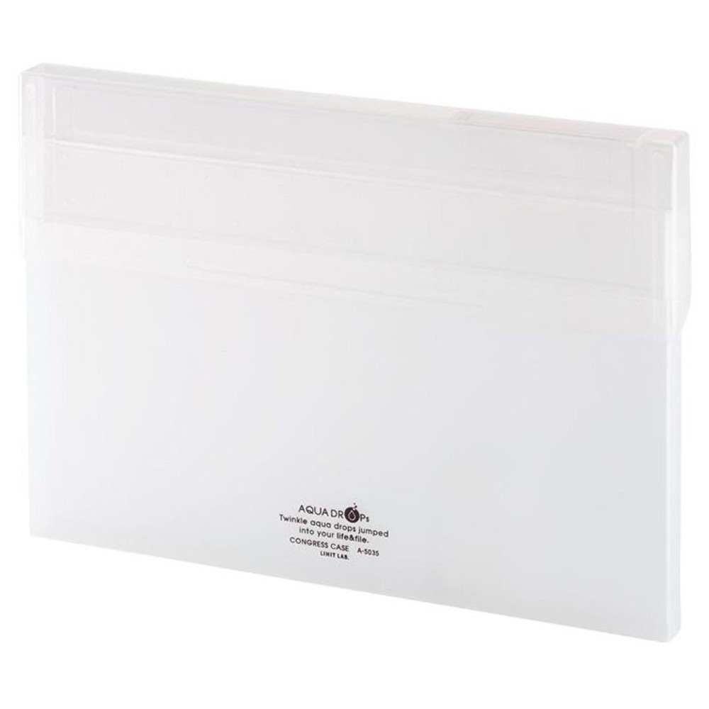 リヒト　コングレスケース　薄型Ａ4　Ａー5035, 乳白, A4ヨコ