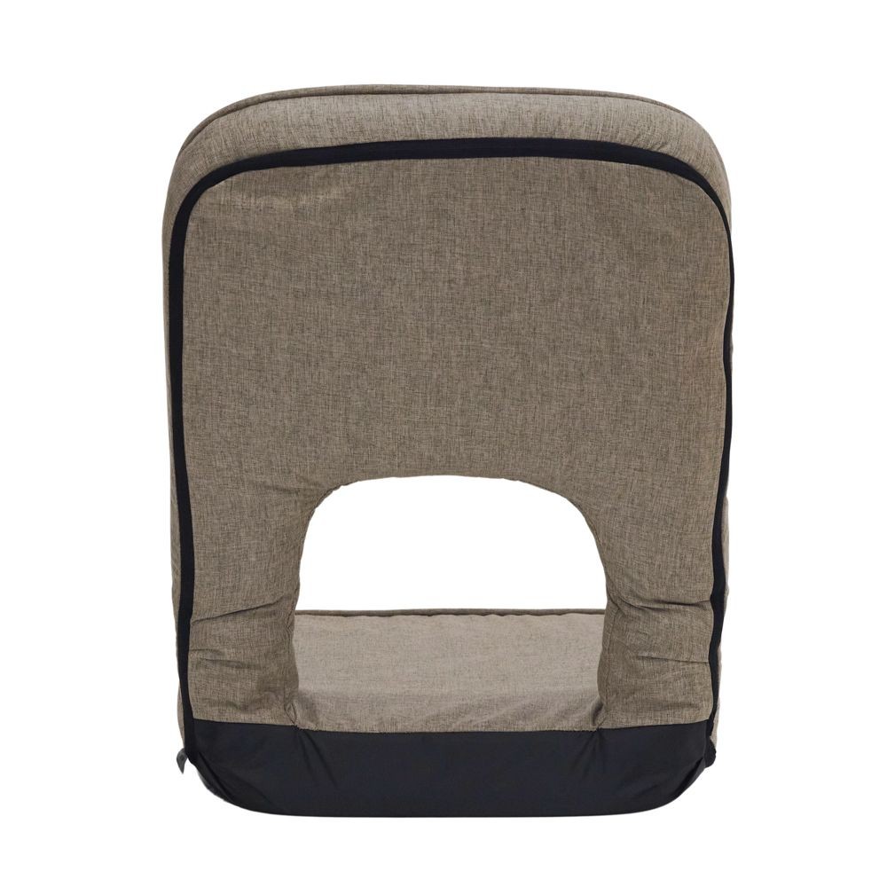 コンパクト座椅子ＶＩＺー０９, ベージュ, 幅390mm×奥行560mm×高さ535mm