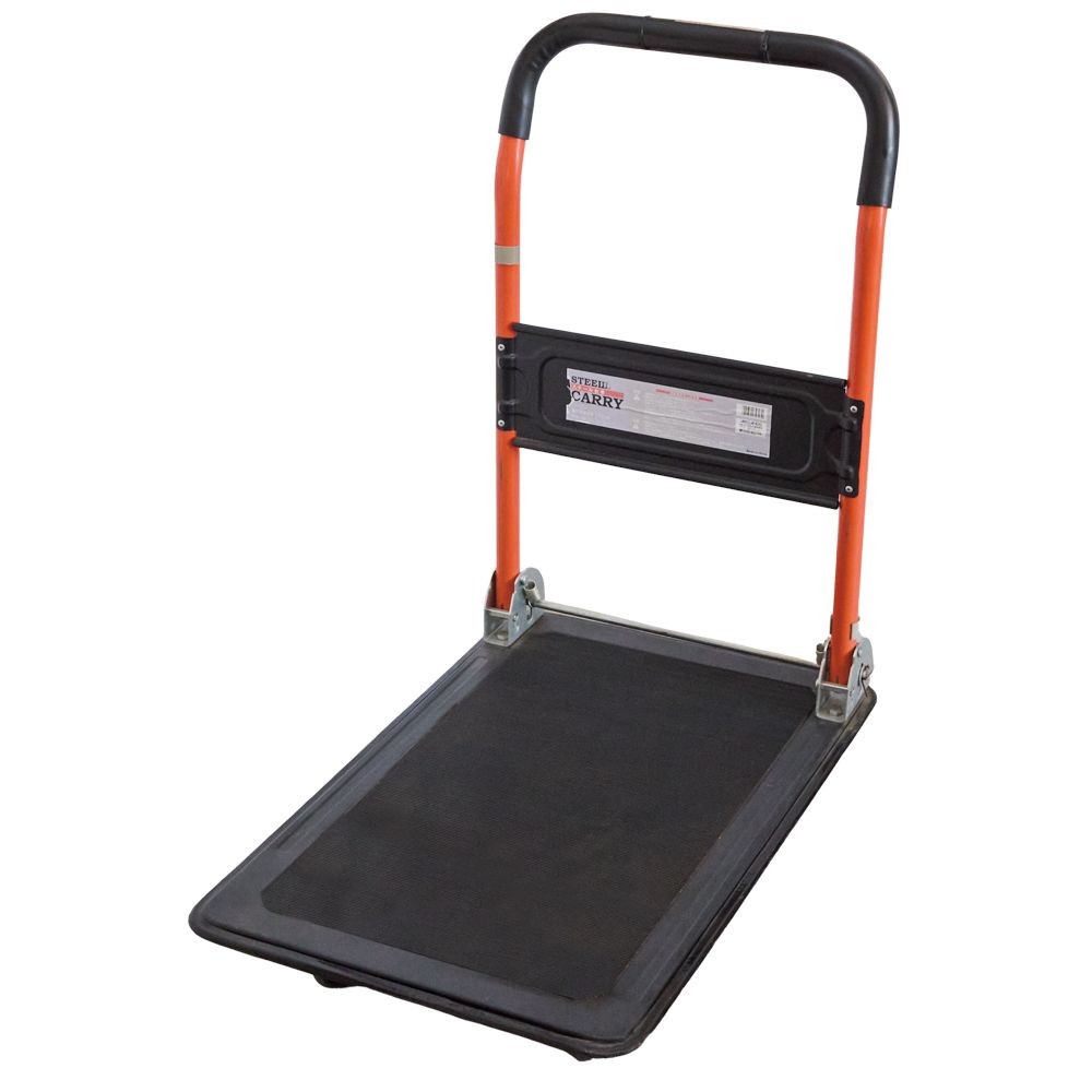 カルシズスチール台車　平均耐荷重150ｋｇ, ブラック, 幅73.5cm&times;奥行47.5cm&times;高さ86cm