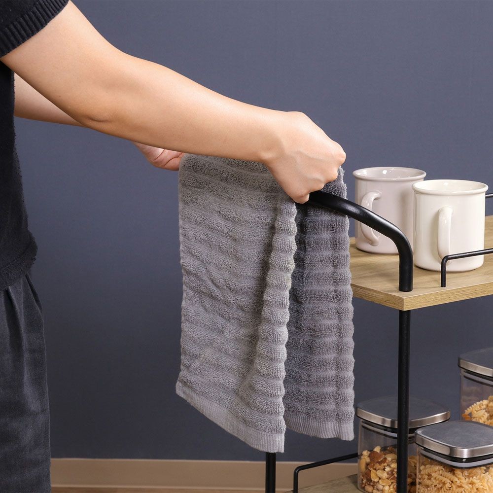 不二貿易 ＥＺＢＯツイストロック　キッチンカート　ＯＡＫ　ＮＡ【メーカー直送・代引不可】, ナチュラル, 幅680mm&times;奥行300mm&times;高さ900mm