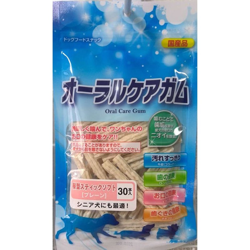 オーラルケアガム桜型スティックソフト30本プレーン