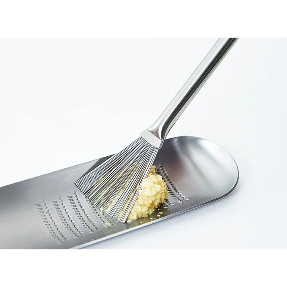 ヨシカワ EAトCO ハケ グレーターブラシ Hake grater brush, ステンレス, 幅45mm&times;奥行140mm&times;高さ8mm
