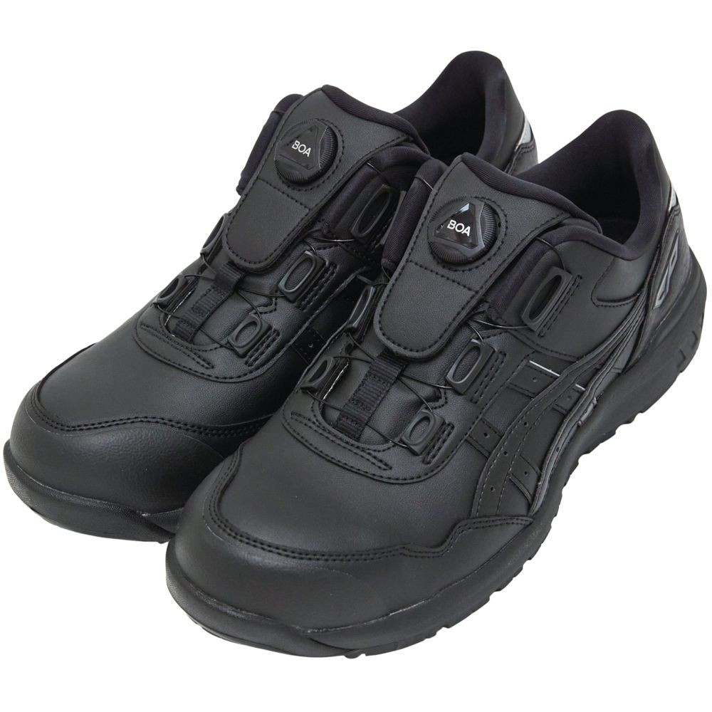 アシックス（ASICS） ウィンジョブ CP306 BOA ブラック×ブラック, ブラック×ブラック, 25.5cm
