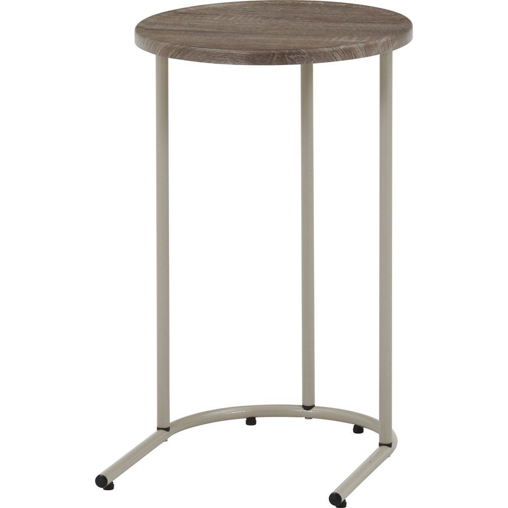 不二貿易 Ｃｈａｍｉｌｌ　サイドテーブル　グレージュ【メーカー直送・代引不可】, グレージュ, 幅340mm&times;奥行388mm&times;高さ535mm