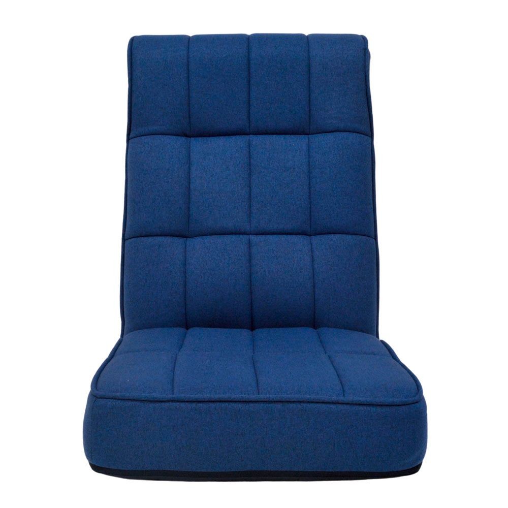 ジェルクッション座椅子, ネイビー, 幅490mm&times;奥行620mm&times;高さ710mm