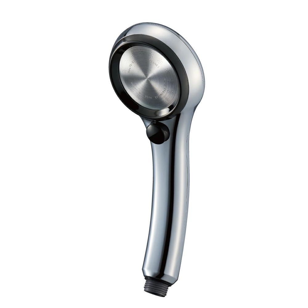 SANEI ファインバブルシャワーヘッド レイニーメタリック PS3136-81XA-CDP, シルバー, PS3136-81XA-CDP