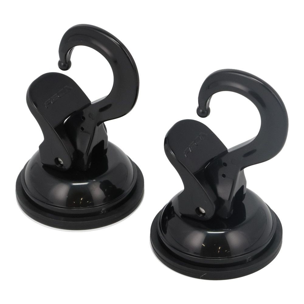 すだれ・オーニング用　吸盤フック　2P, ブラック, -