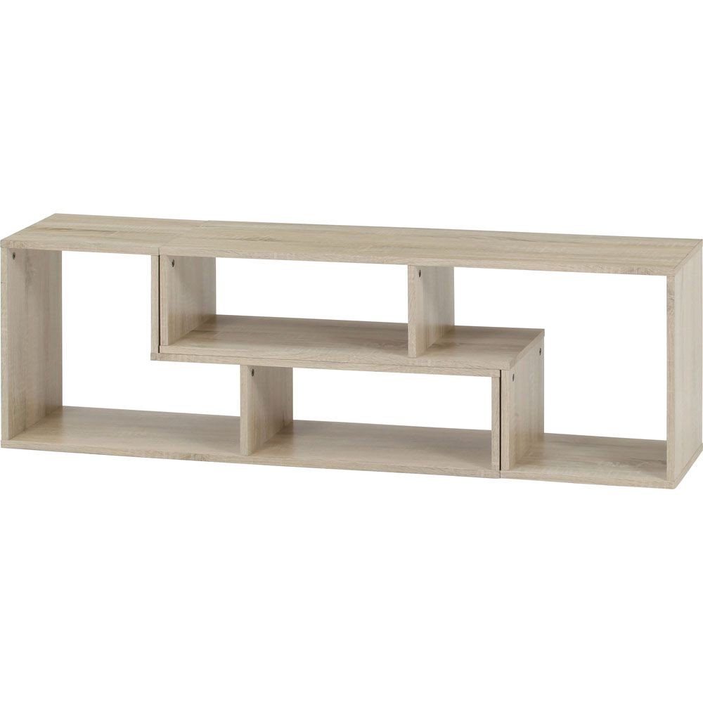 不二貿易 Ｌ字型伸縮ＴＶボード　オーク【メーカー直送・代引不可】, オーク, 幅mm&times;奥行296mm&times;高さ430mm