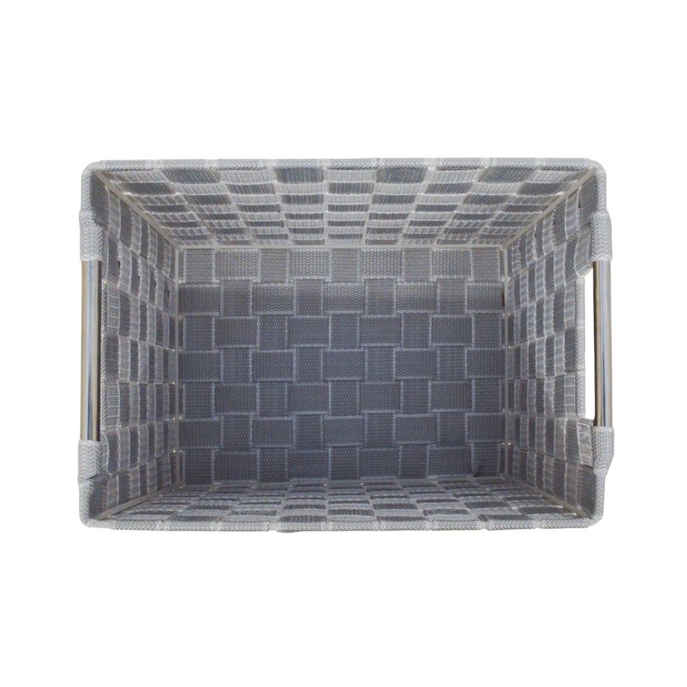 ステンレス取手ＰＰボックス　スクエアＭ縦, ネイビー, スクエアM縦