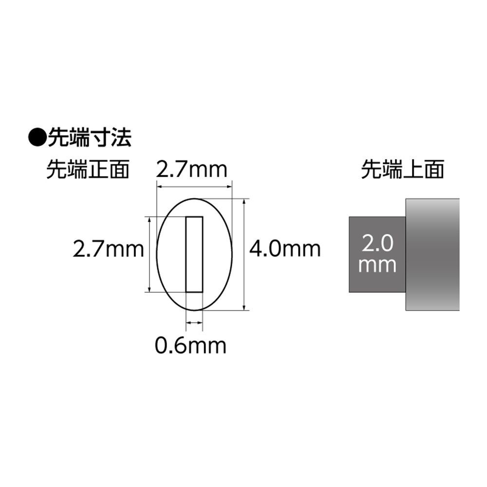 デジタルデップスゲージ ミニ 25mm, ミニ, 25mm