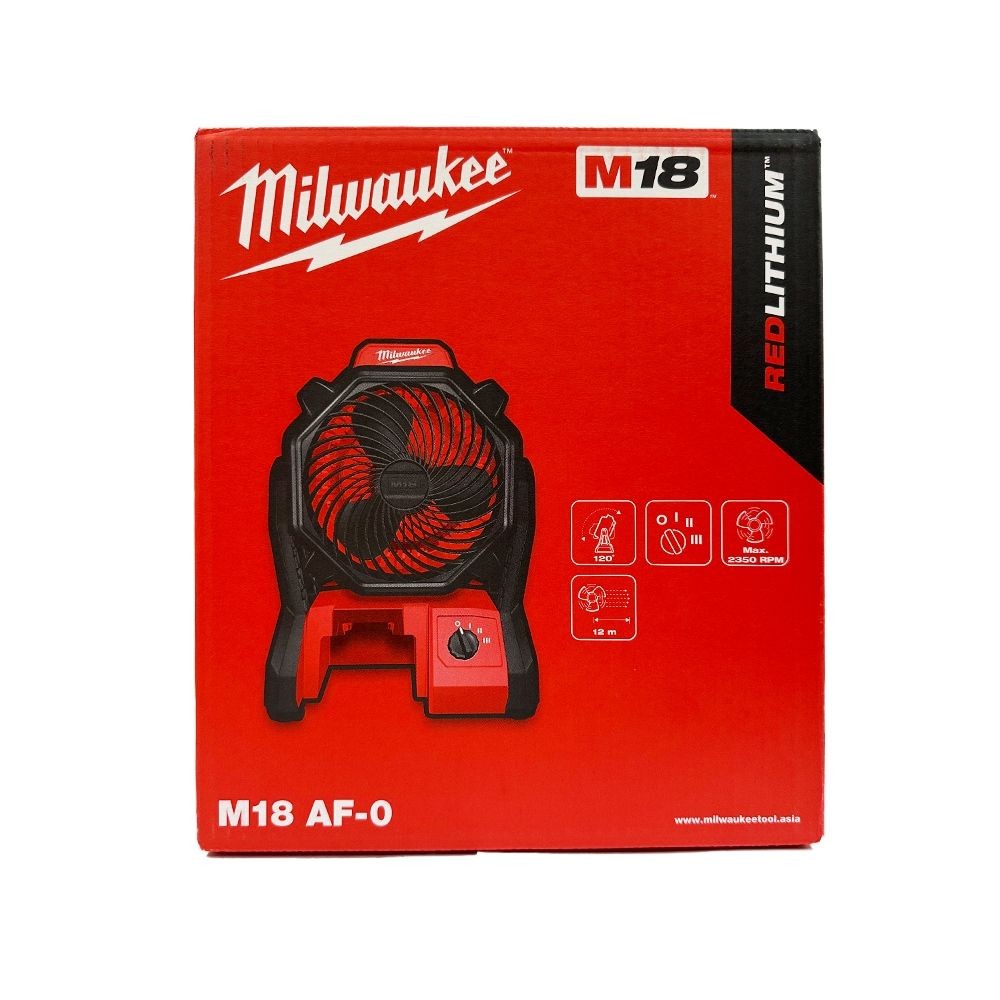 Milwaukee Ｍ18 扇風機, レッド, AF-0 APJ