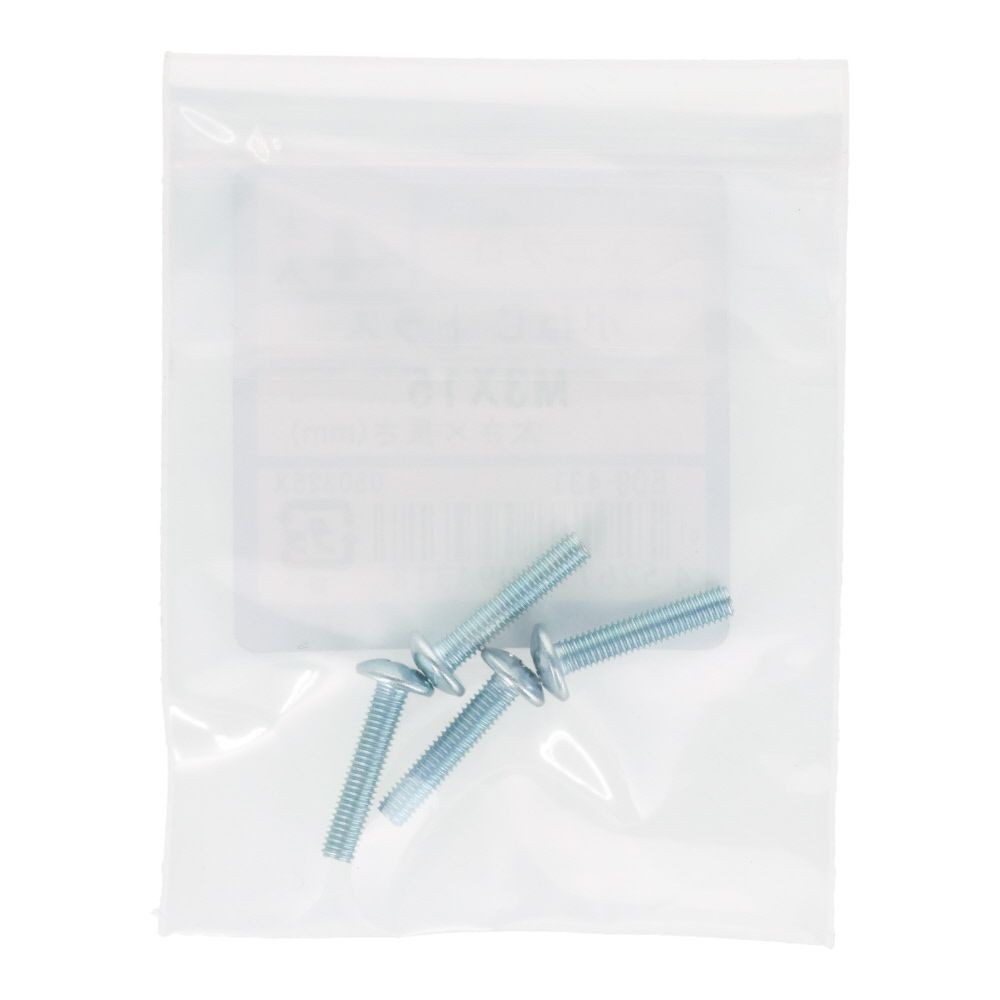 ユニクロ　小ねじ　トラス　Ｍ３&times;１５　４本入, 小ねじ, 4本入り